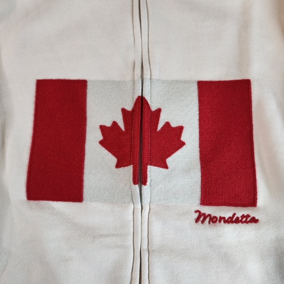Mondetta Canada Zip Up Sweater Size XL - Picture 2 of 9